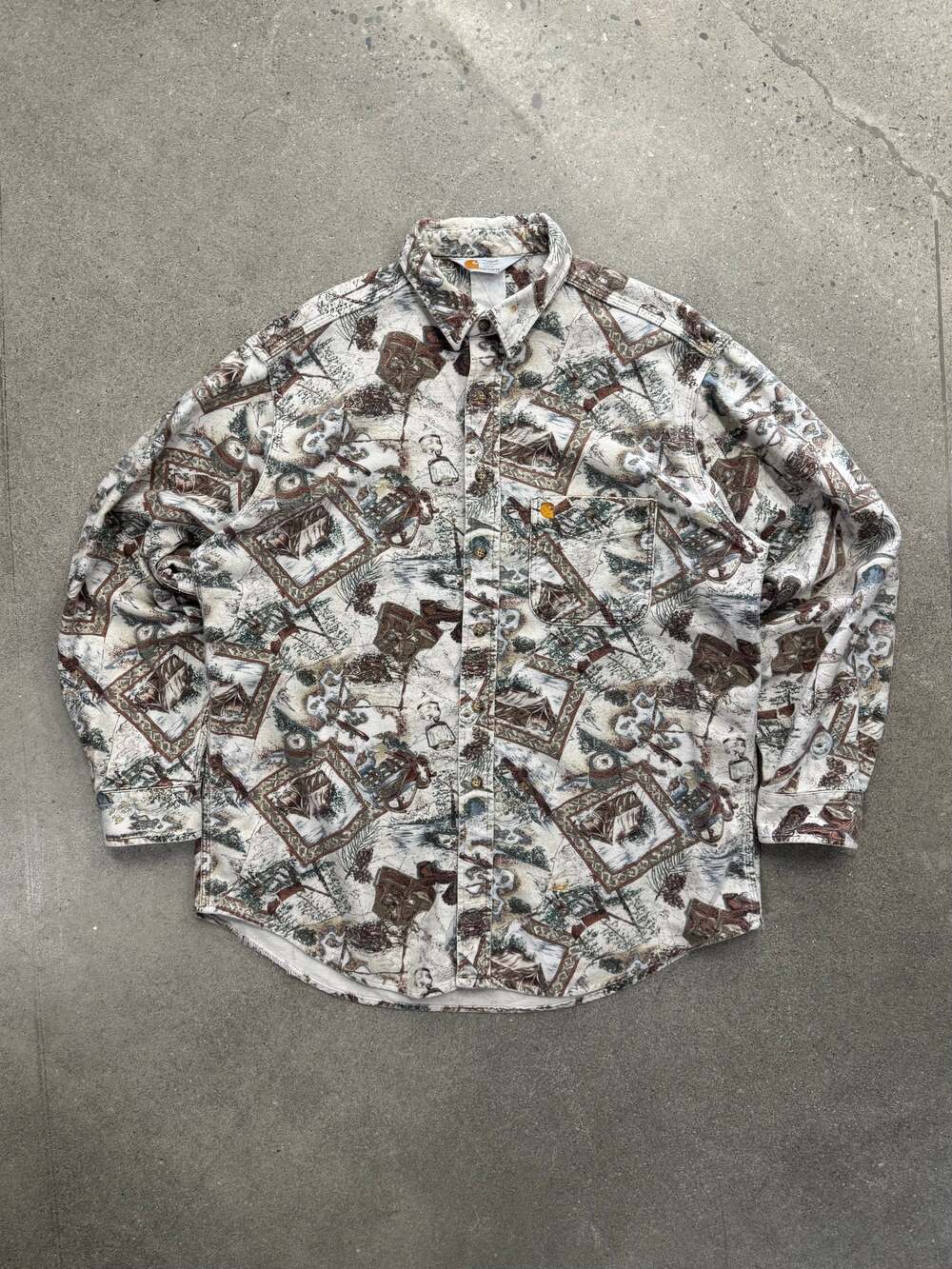 Vintage Carhartt Outdoorsman Nature Flannel - XL